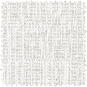 A swatch of Shoreline in Frost shows a highly textured fabric in a cool off-white color ideal for neutral curtains