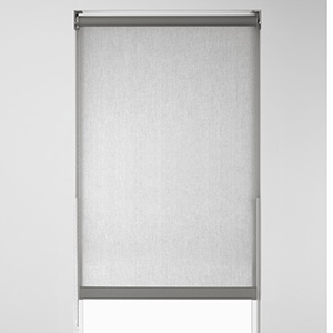 Woven Roller Shades are great for boho style bedroom window treatment ideas with their textured material