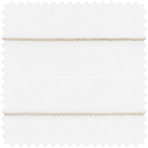 A swatch of Sahara Stripe in Desert shows the subtle horizontal stripe that offers a touch of visual interest to the design