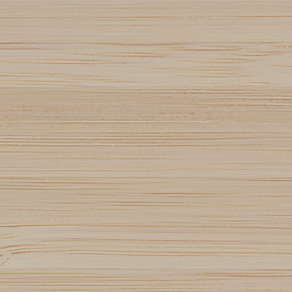 A swatch for colored window blinds shows 2-inch Bamboo in White for a very light natural wood tone and straight grain