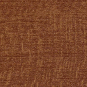 A swatch for colored window blinds shows 2-inch Basic in Cherry Wood for a rich warm color and handscraped grain