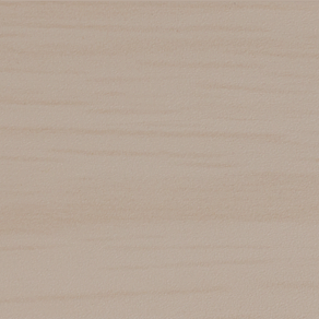 A swatch for colored window blinds shows 2-inch Laminated in Bleached Oak for a cool aged wood tone and subtle grain